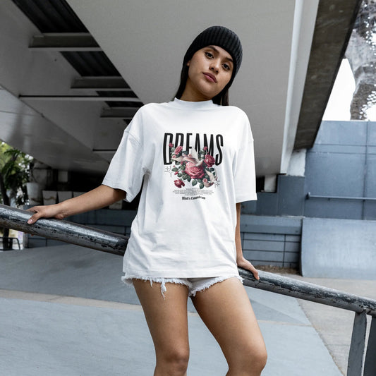 Dreams in Bloom Oversized T-shirt