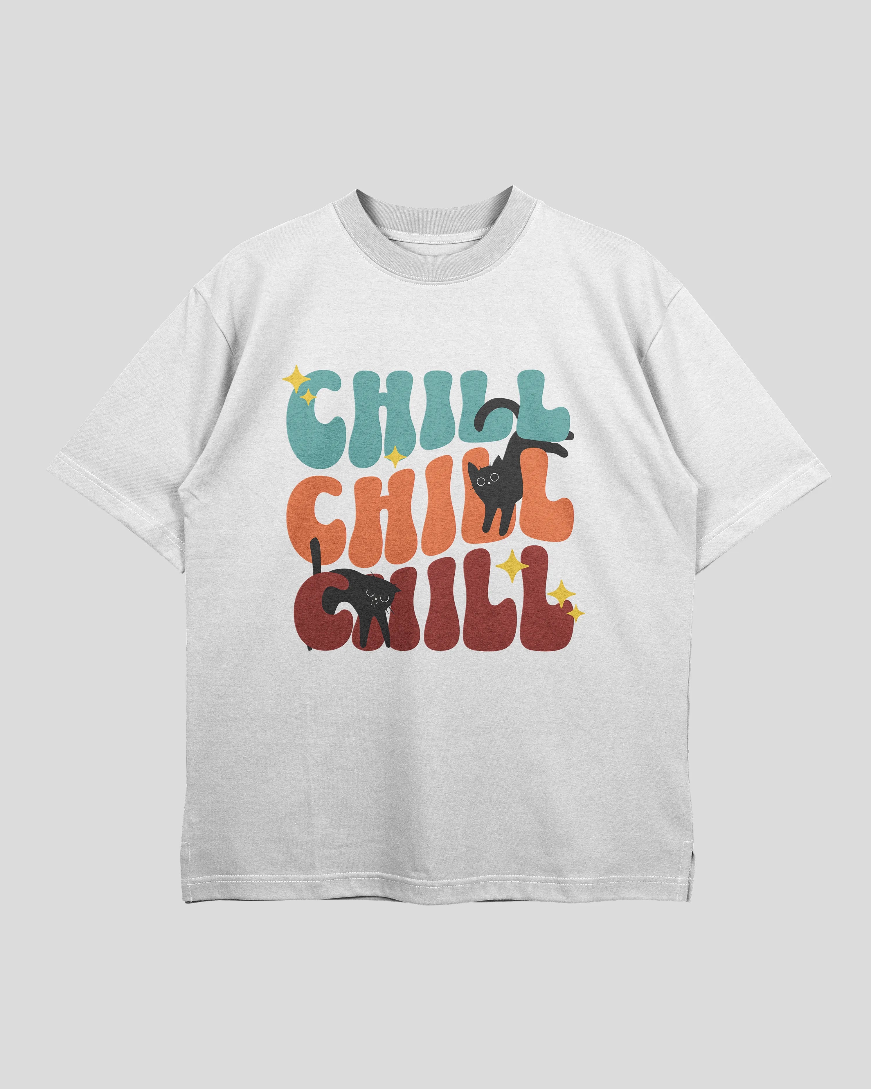 Chill Cat Edition Oversized T-shirt