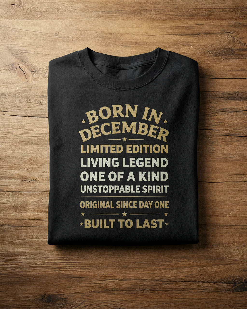 Born in December - Oversized T-Shirt
