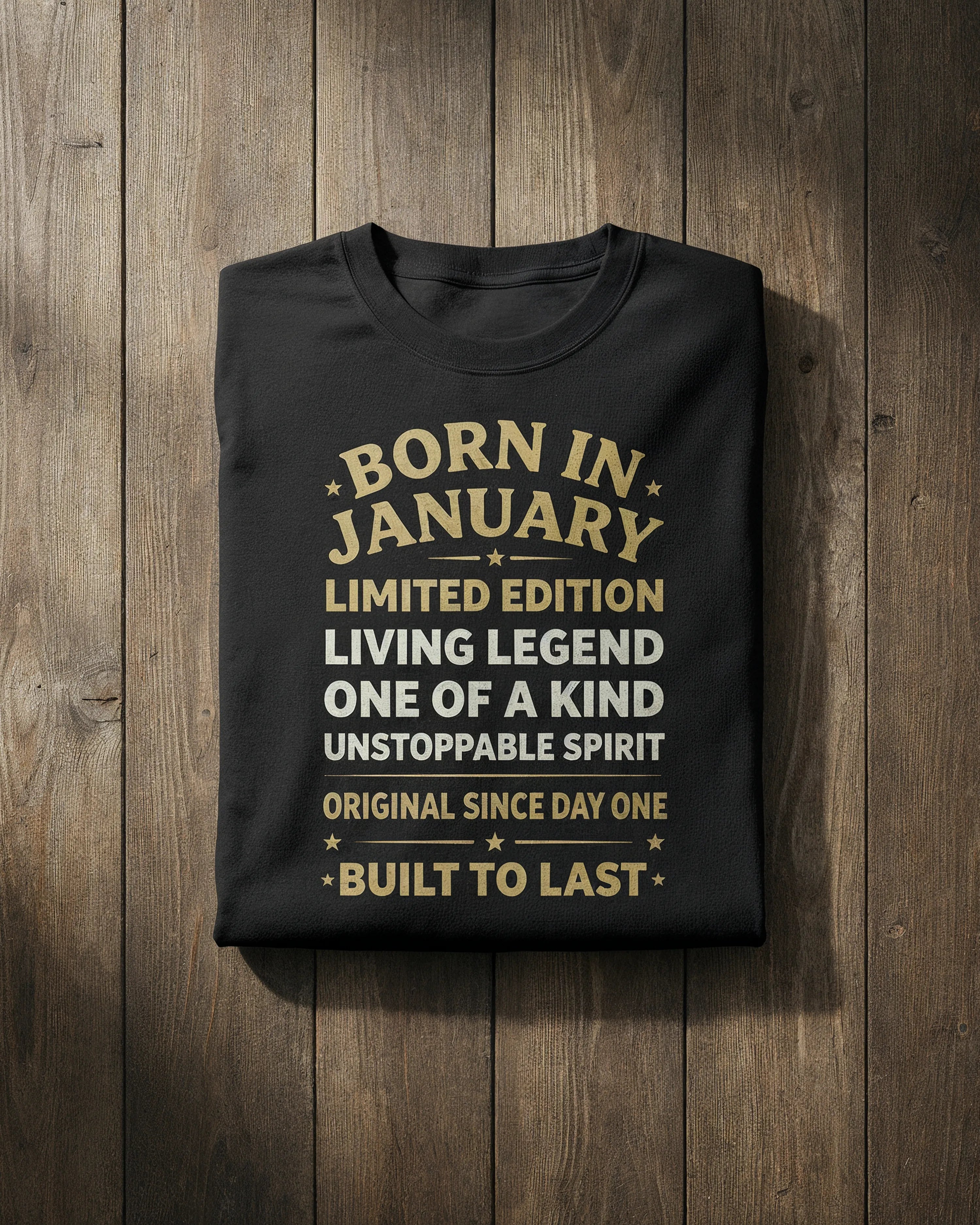 Born in January - Oversized T-Shirt