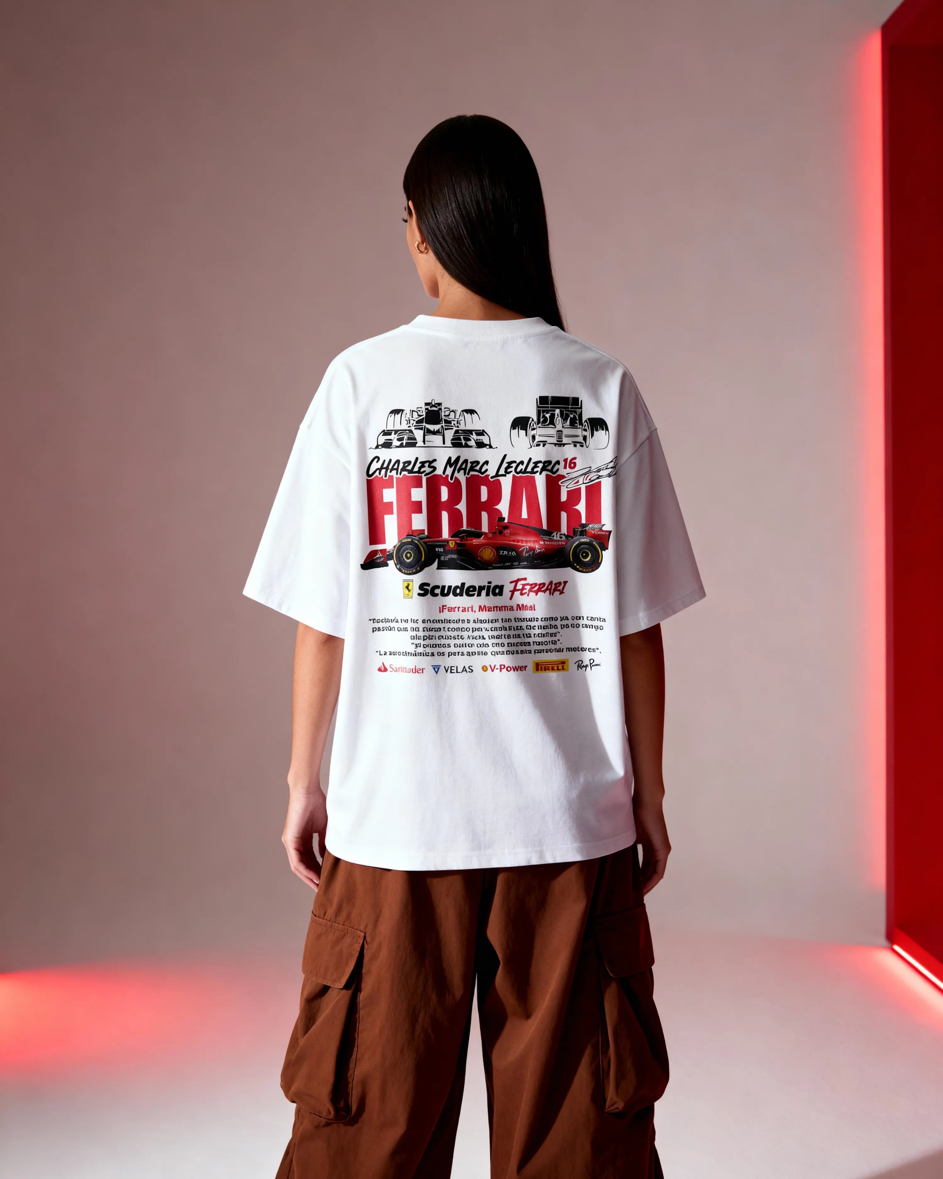 F1 Charles Leclerc Oversized T-shirt