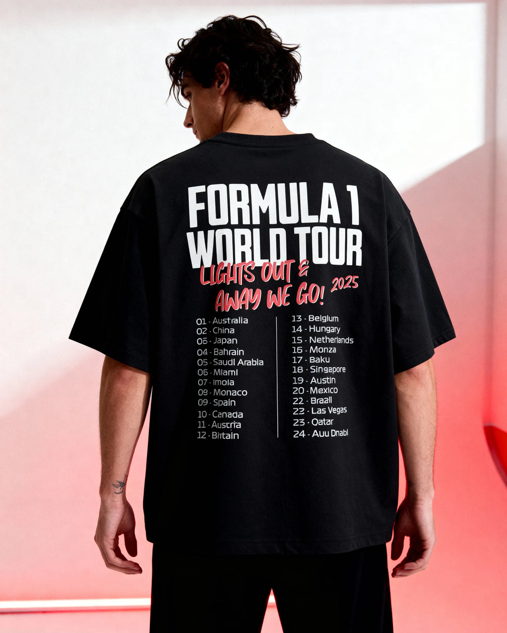 F1 World Tour Oversized T-shirt