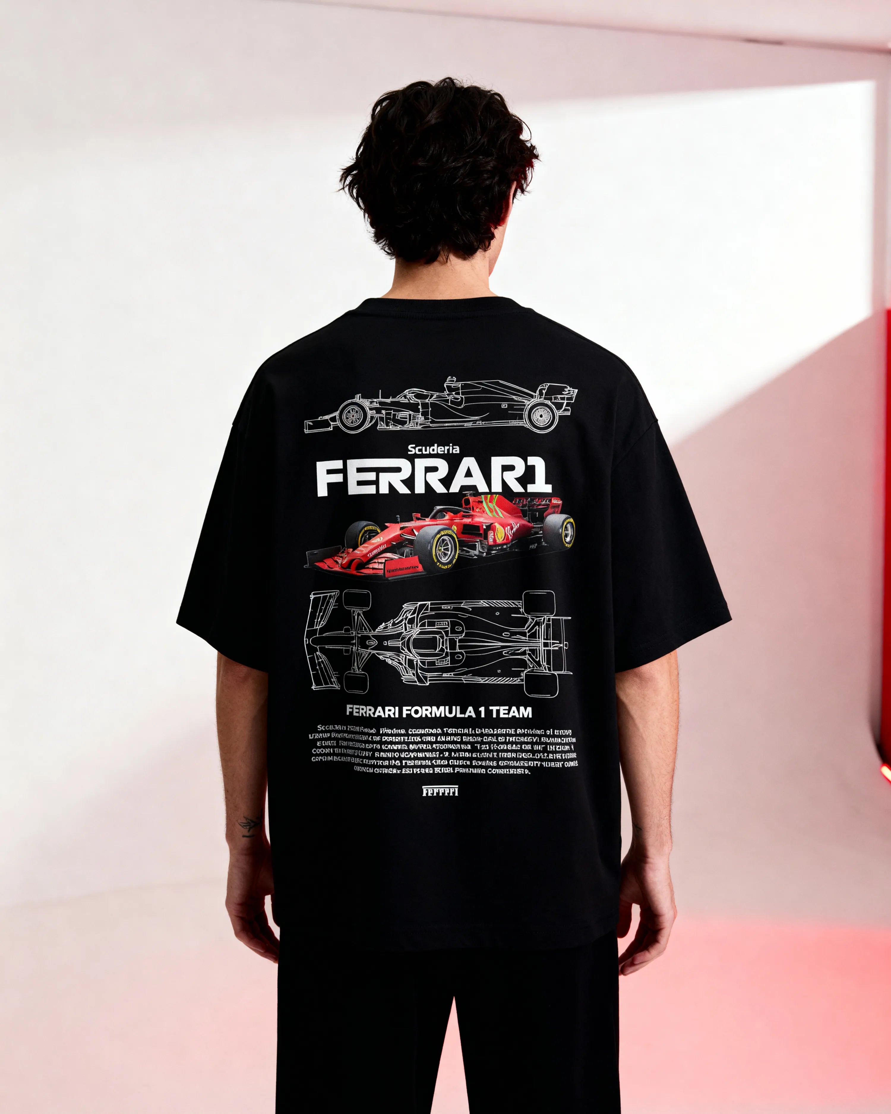 F1 FERRARI OVERSIZED T-SHIRT