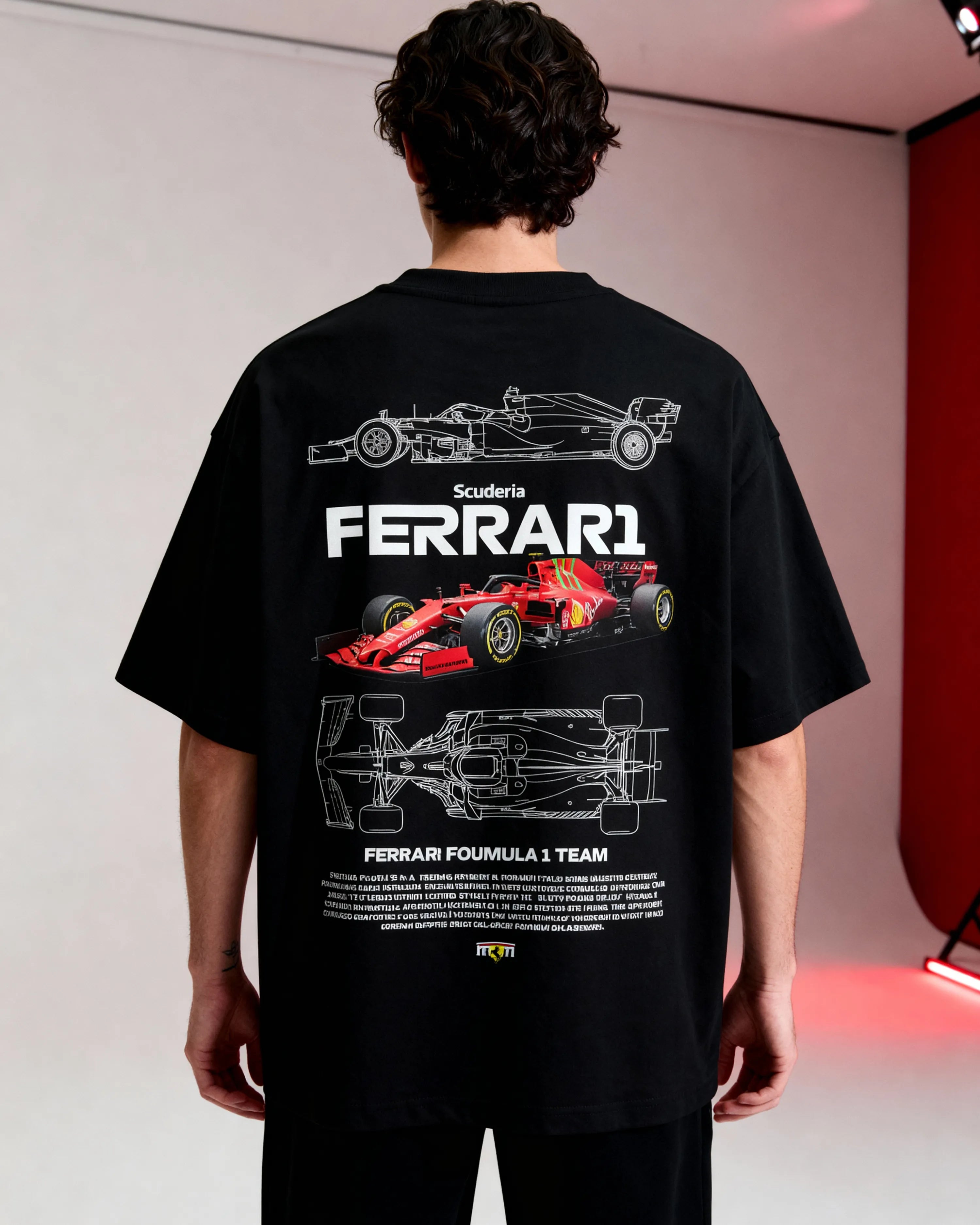 F1 FERRARI OVERSIZED T-SHIRT