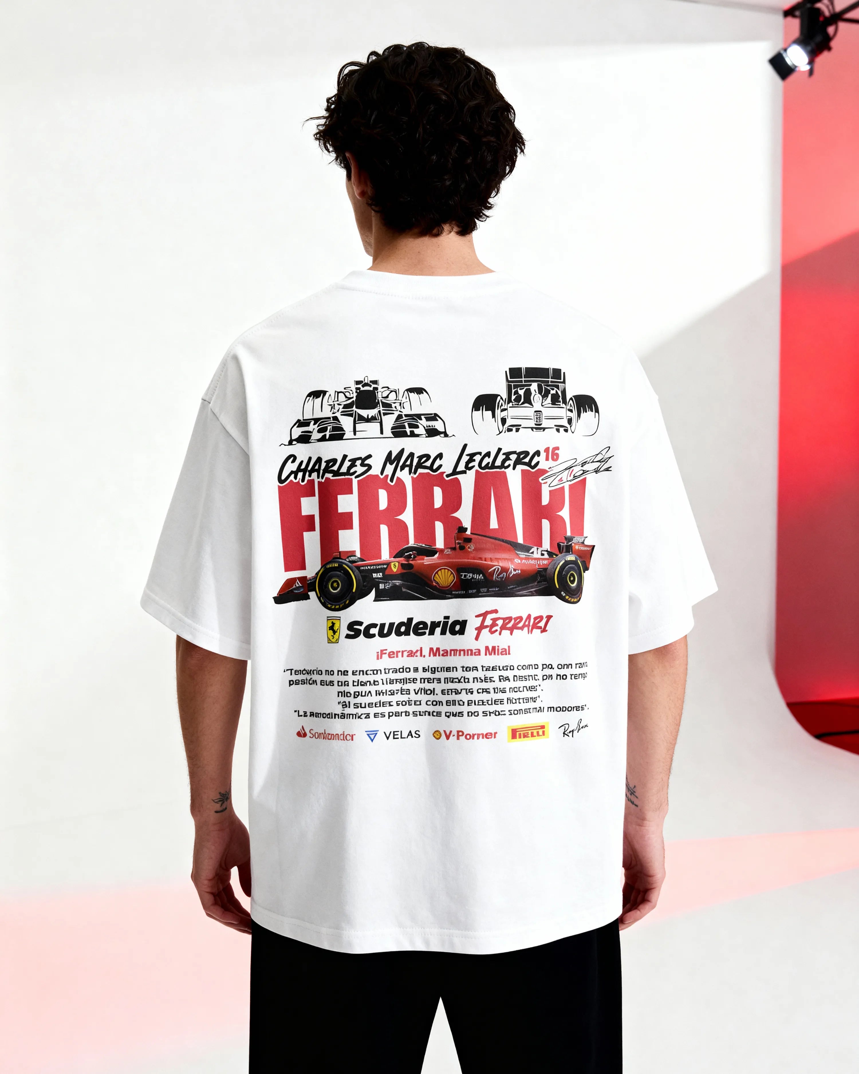 F1 Charles Leclerc Oversized T-shirt