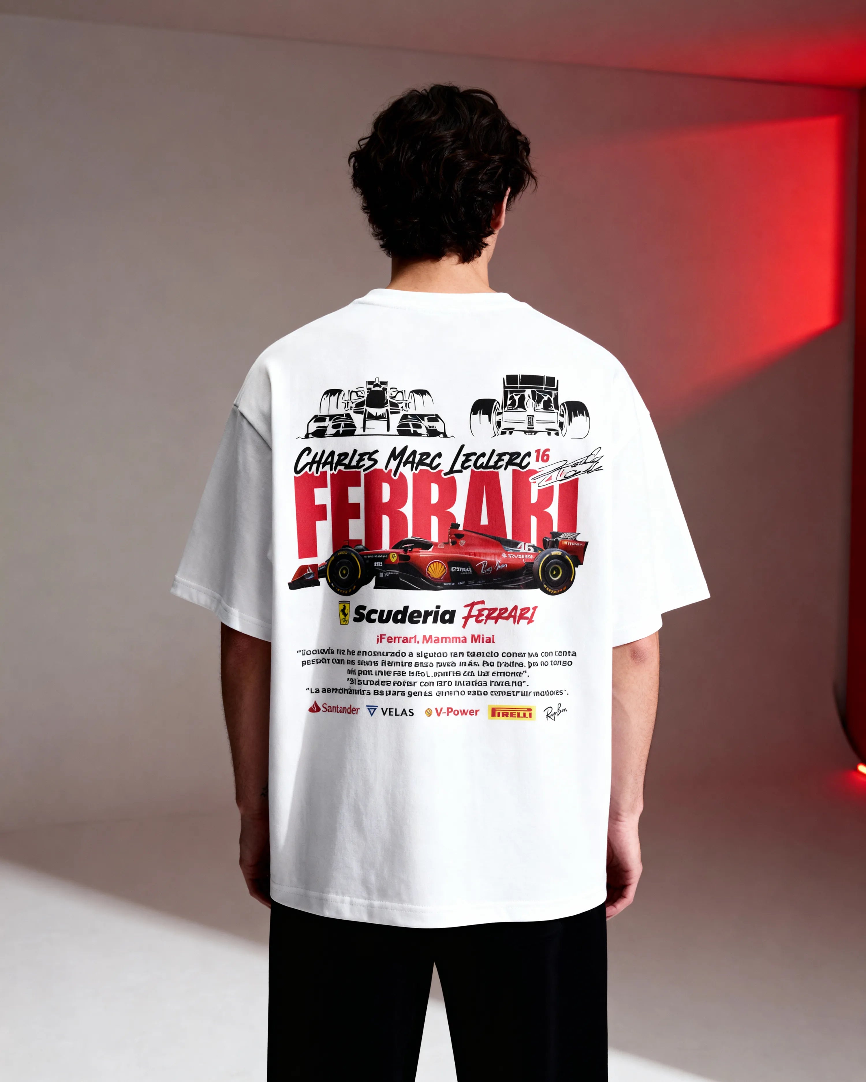F1 Charles Leclerc Oversized T-shirt