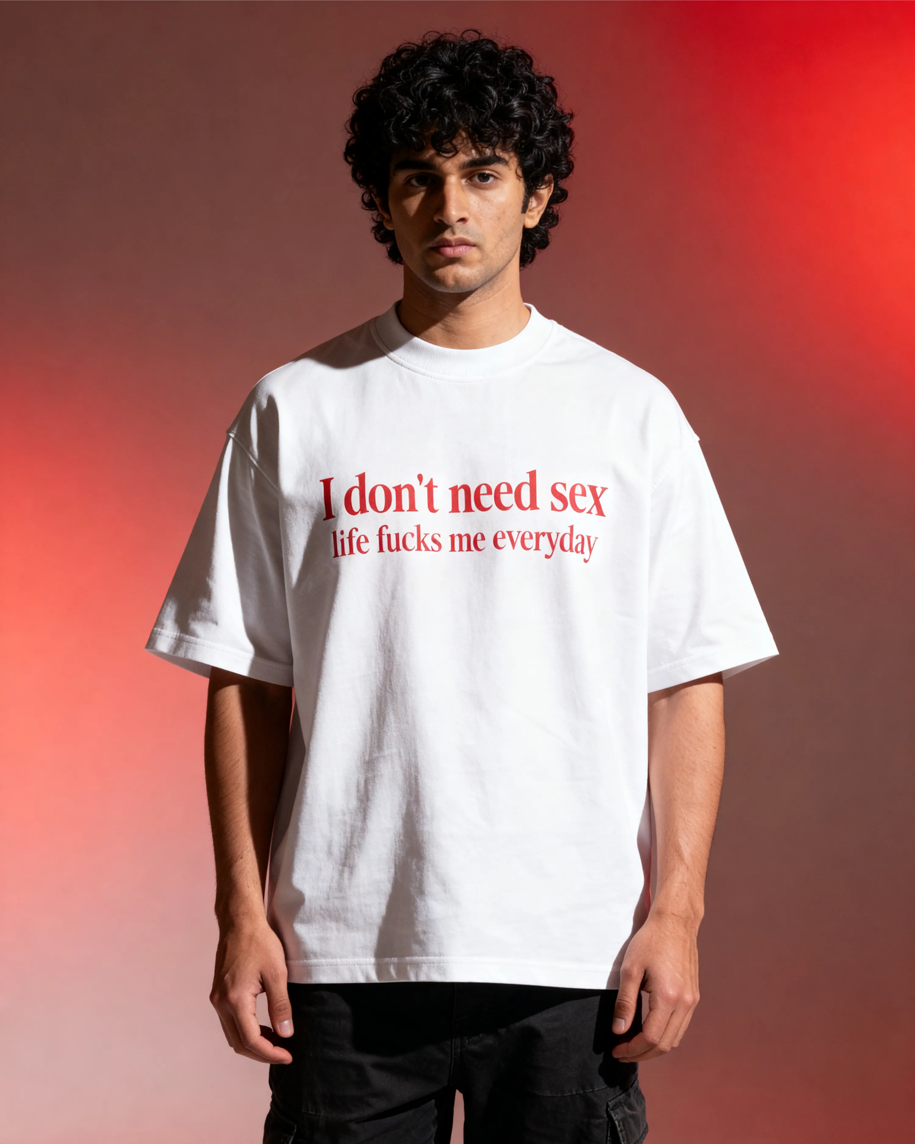 Life Fucks Me Oversized T-shirt