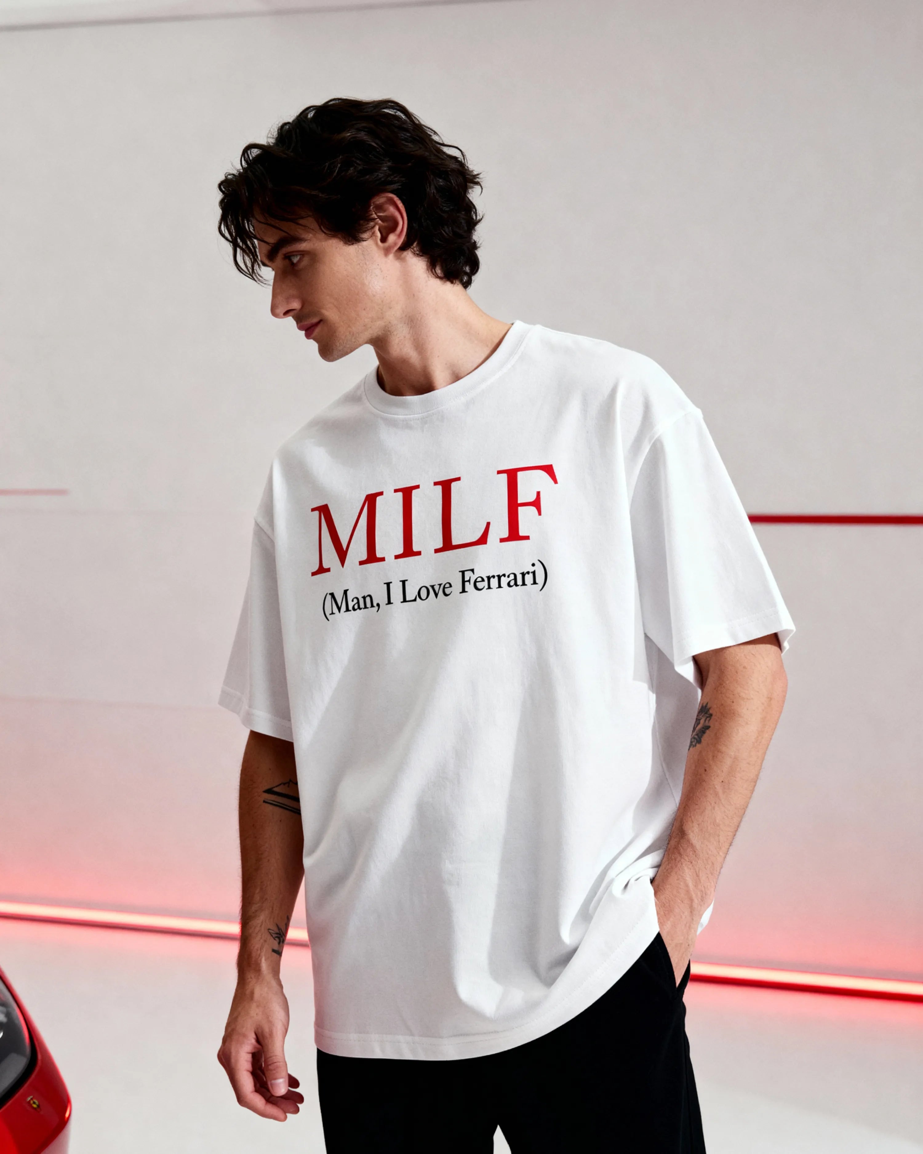 MILF - Man I Love Ferrari Oversized T-shirt