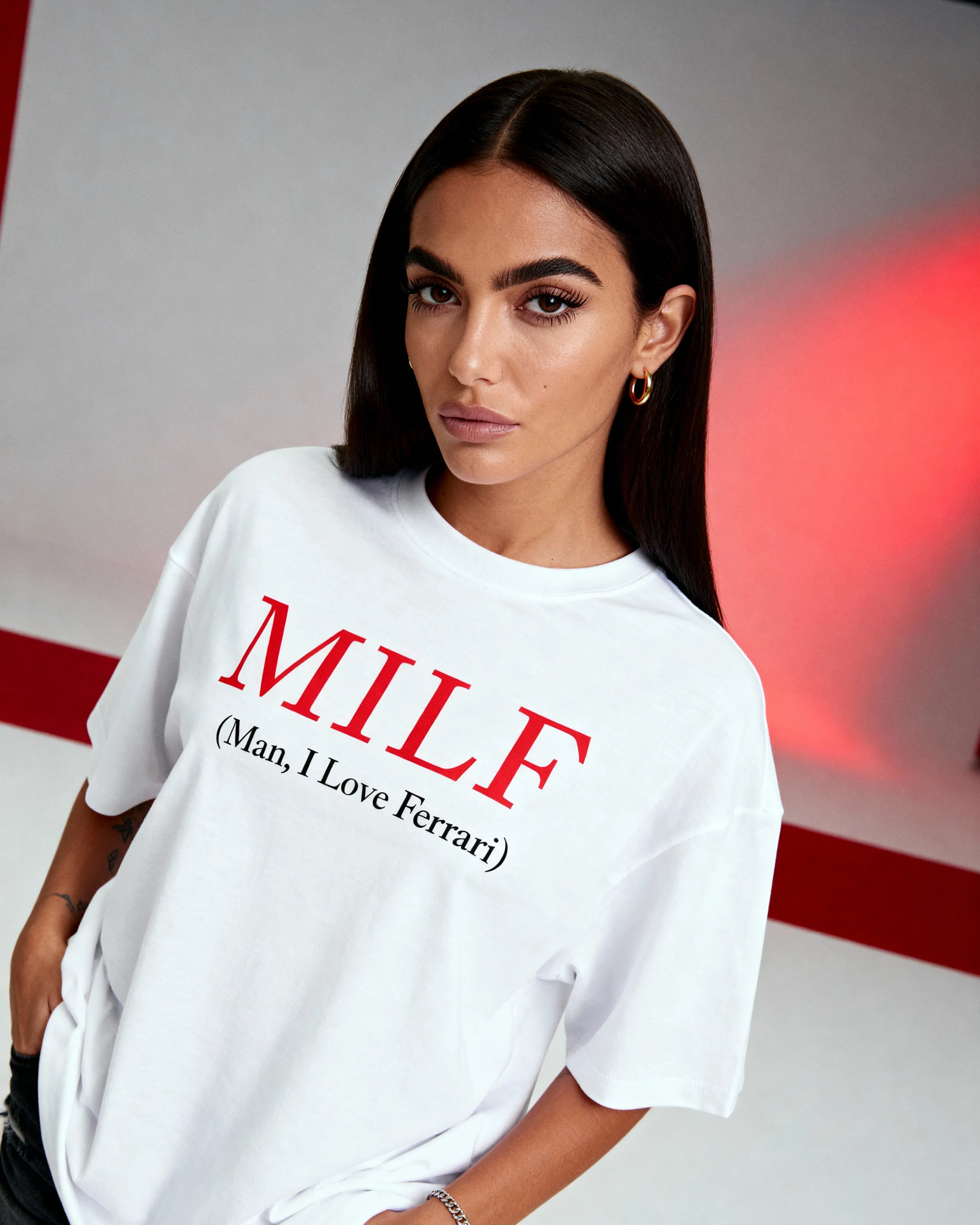 MILF - Man I Love Ferrari Oversized T-shirt