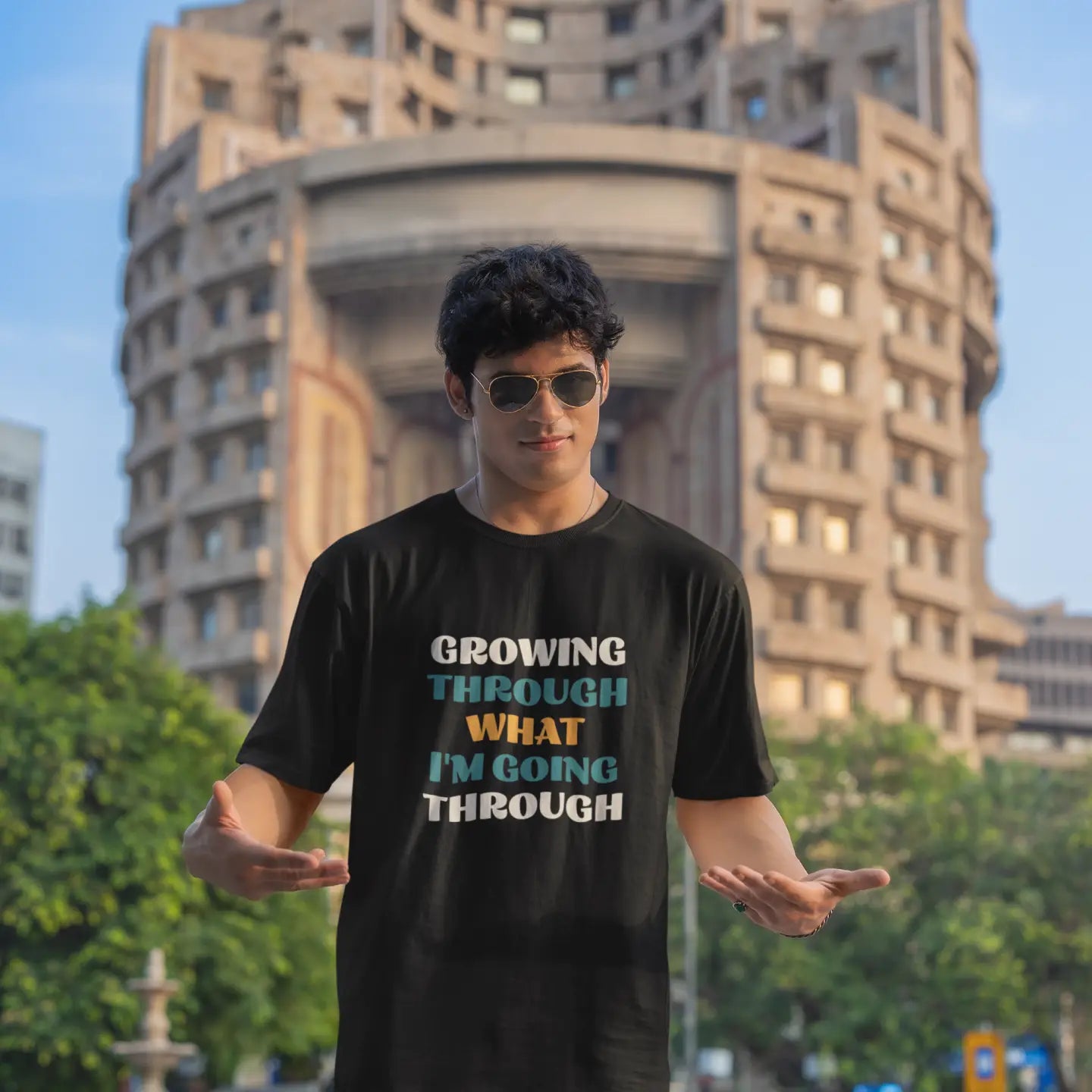 Growing Through What I'm Going Through - Oversized T-shirt