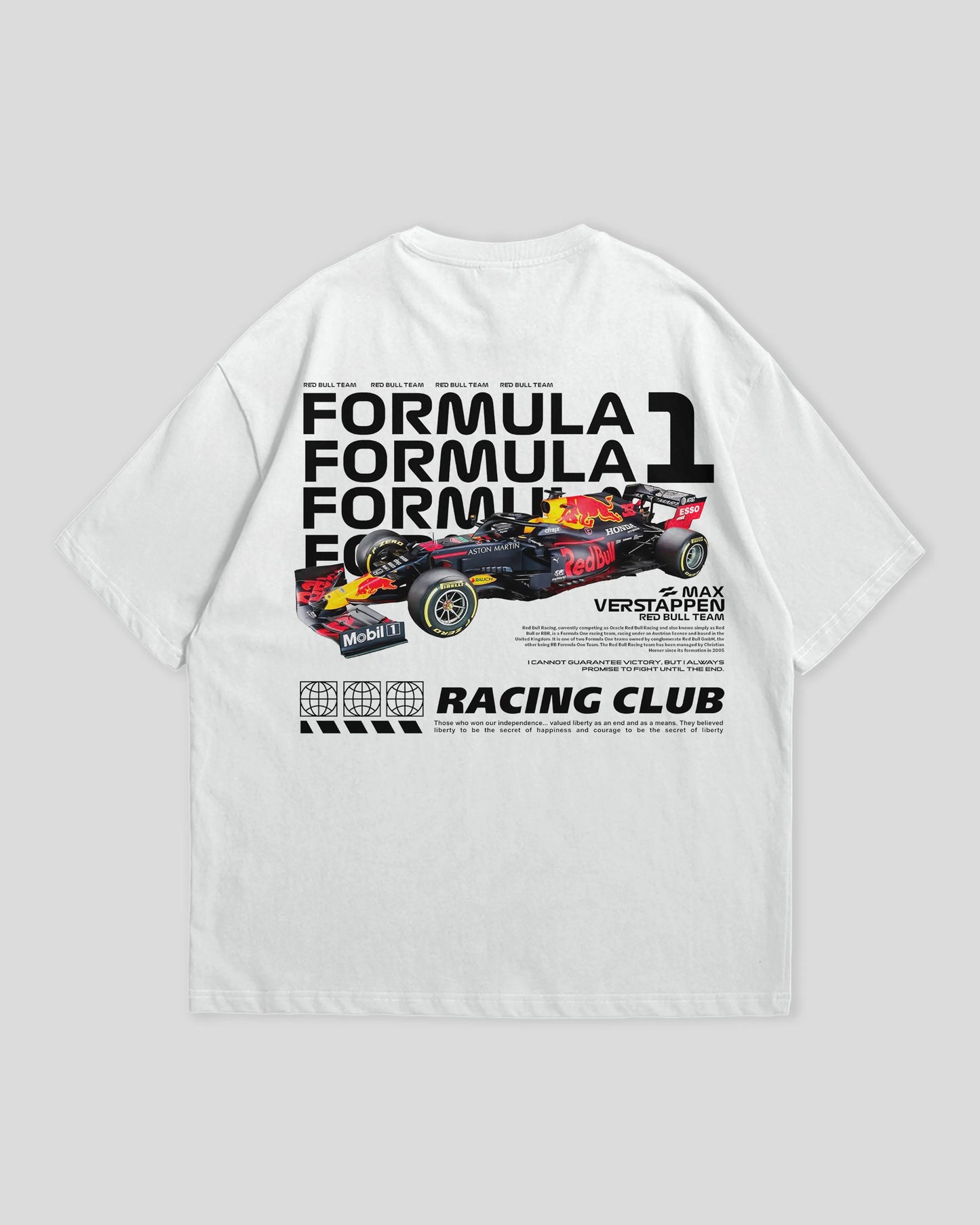 F1 Max Verstappen Oversized T-shirt