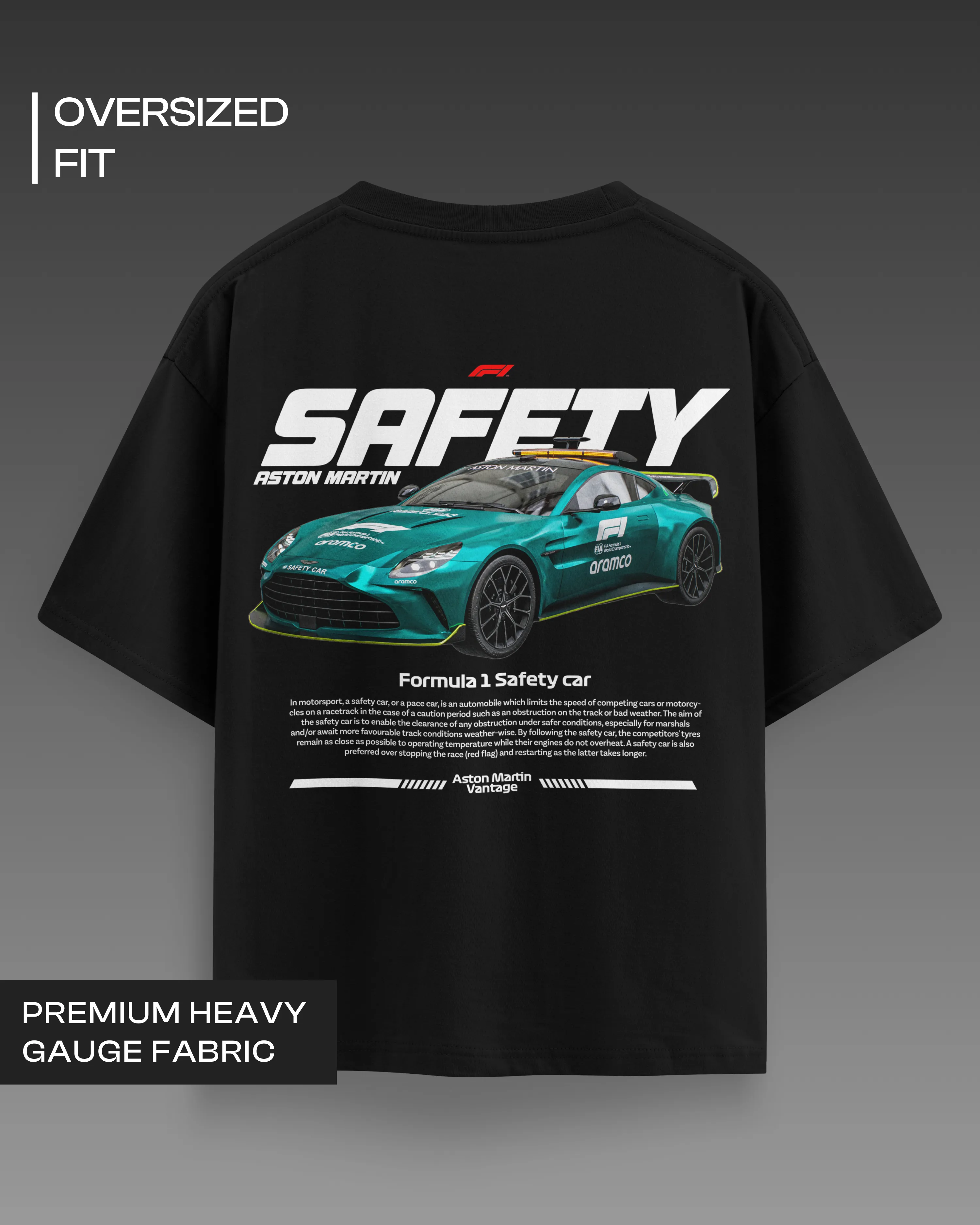 F1 Safety Car Oversized T-shirt