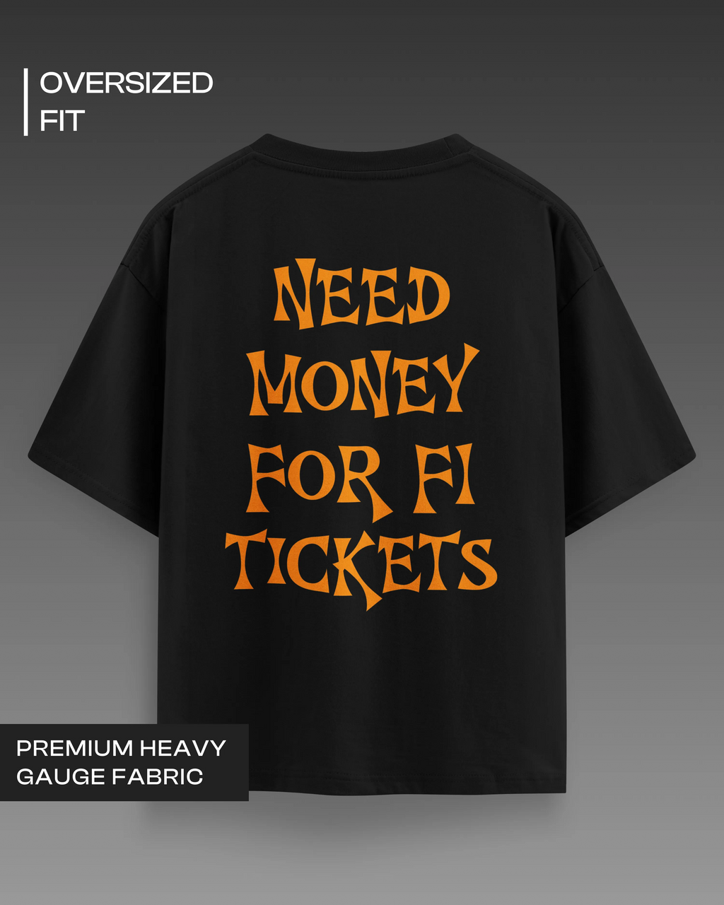 F1 Tickets Oversized T-shirt