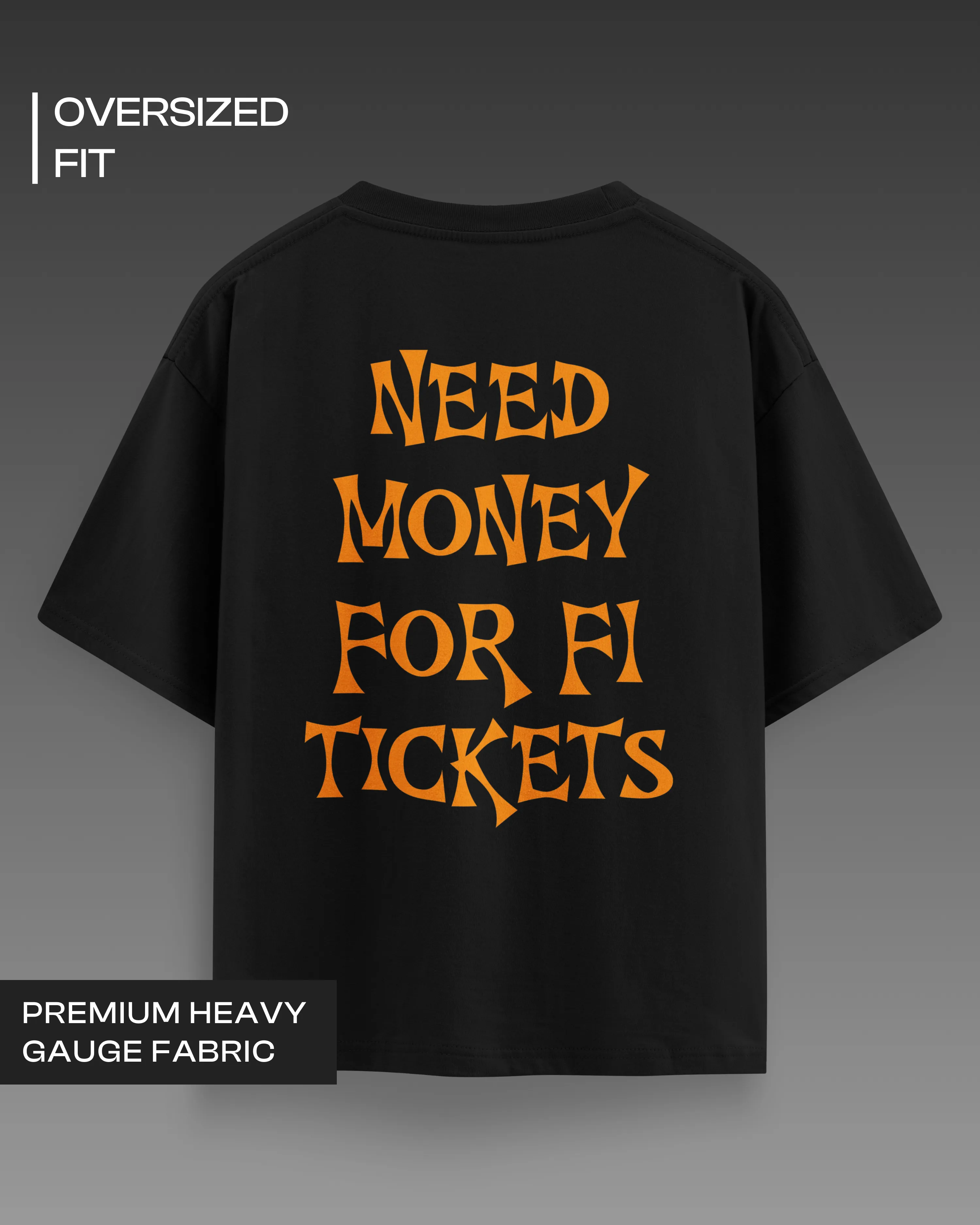 F1 Tickets Oversized T-shirt