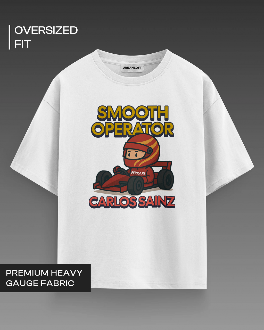 Smooth Operator Ferrari Oversized T-shirt