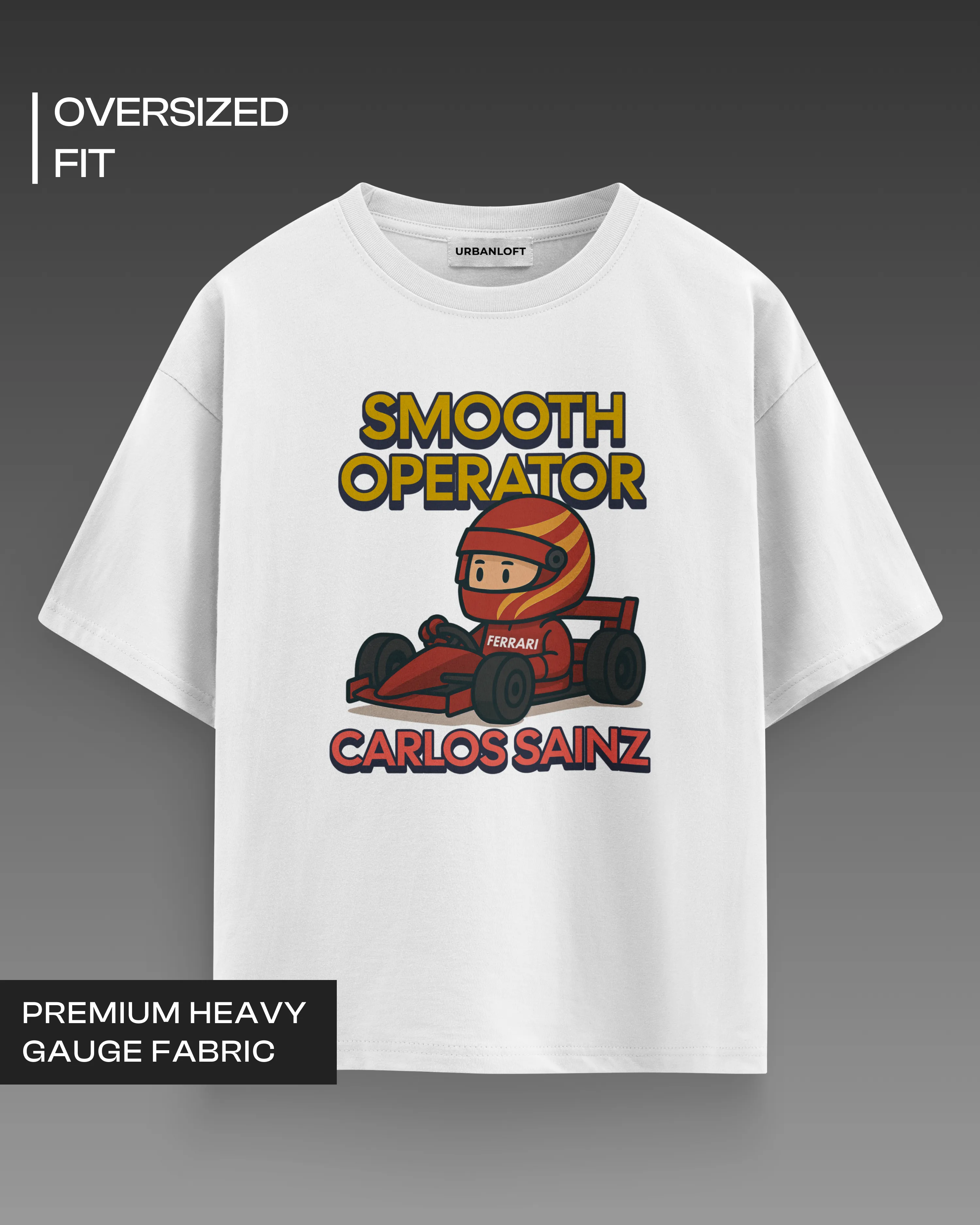 Smooth Operator Ferrari Oversized T-shirt