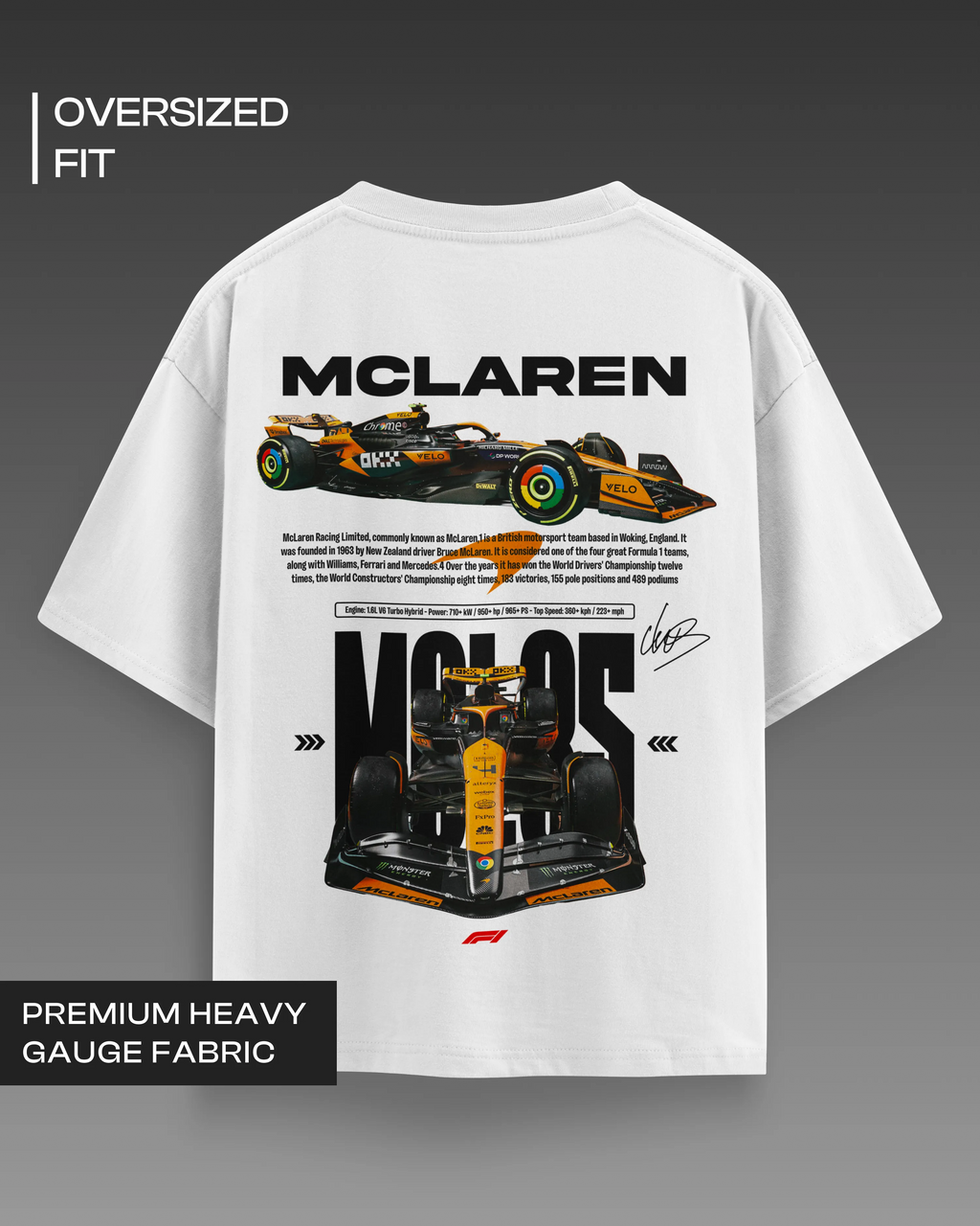 Mclaren F1 Oversized T-shirt