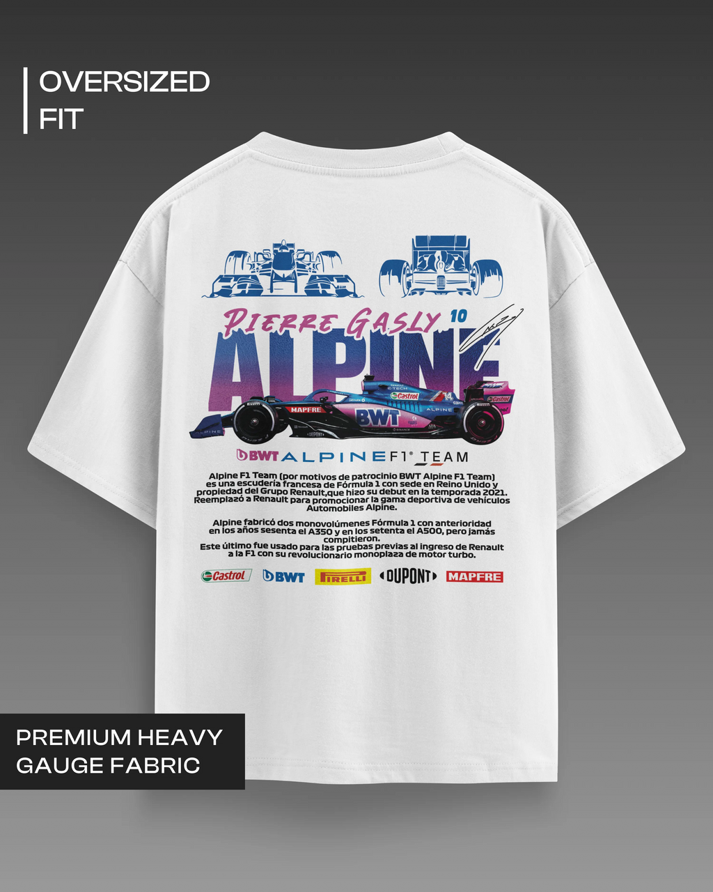 Pierre Gasly Oversized T-shirt