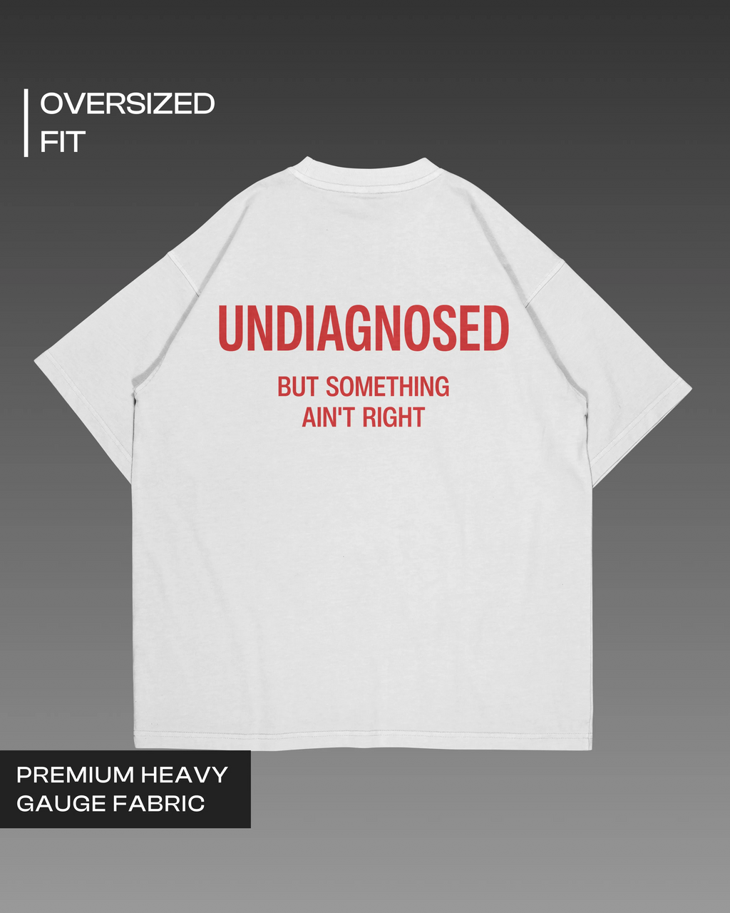 SOMETHING AIN’T RIGHT Oversized T-shirt