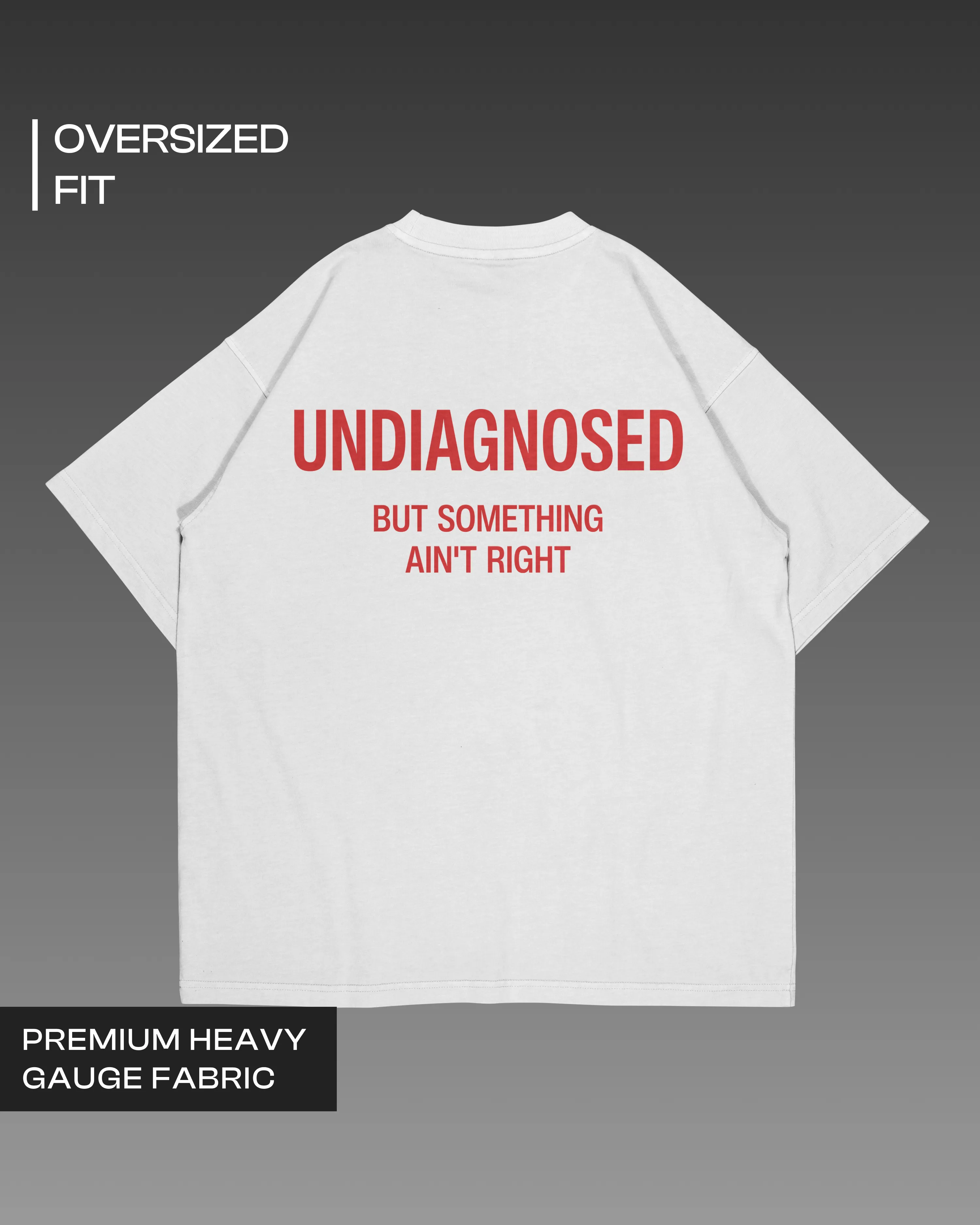SOMETHING AIN’T RIGHT Oversized T-shirt