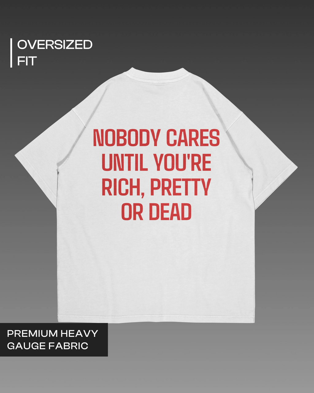 Nobody Cares Oversized T-shirt