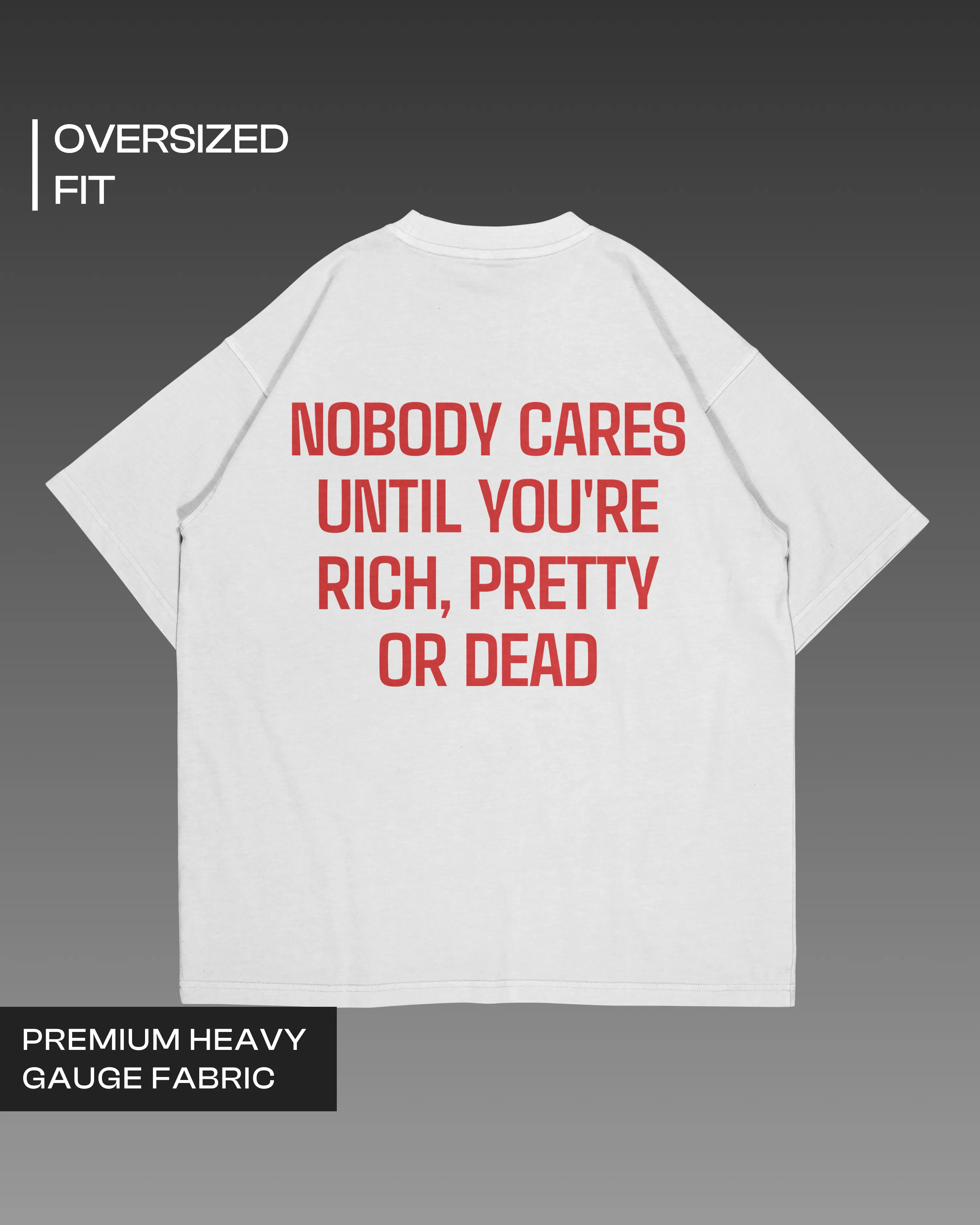 Nobody Cares Oversized T-shirt
