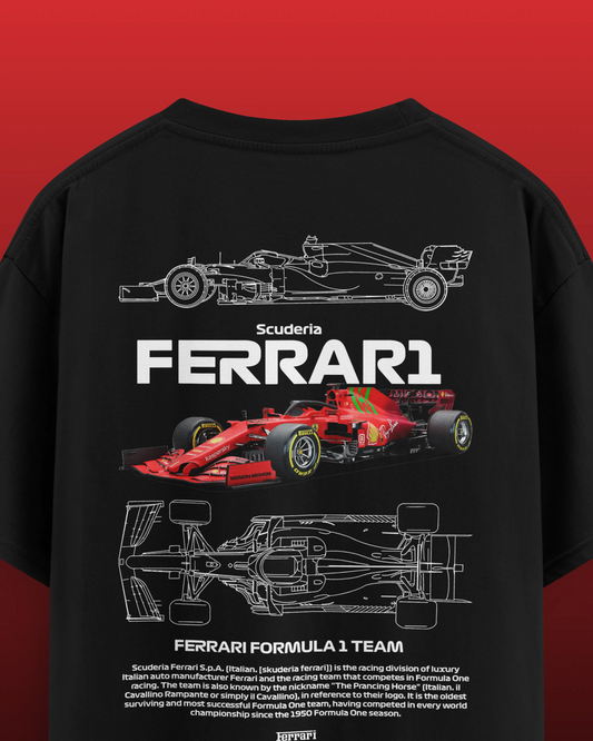 F1 FERRARI OVERSIZED T-SHIRT