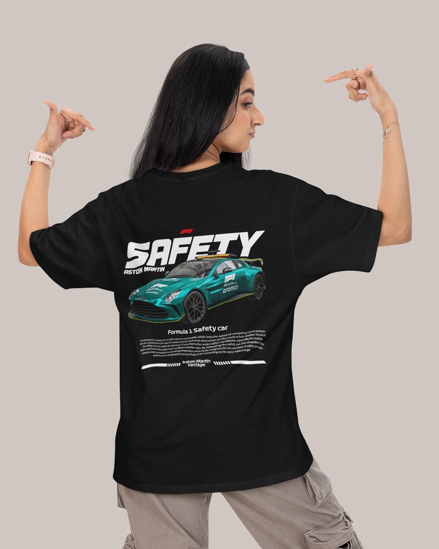 F1 Safety Car Oversized T-shirt