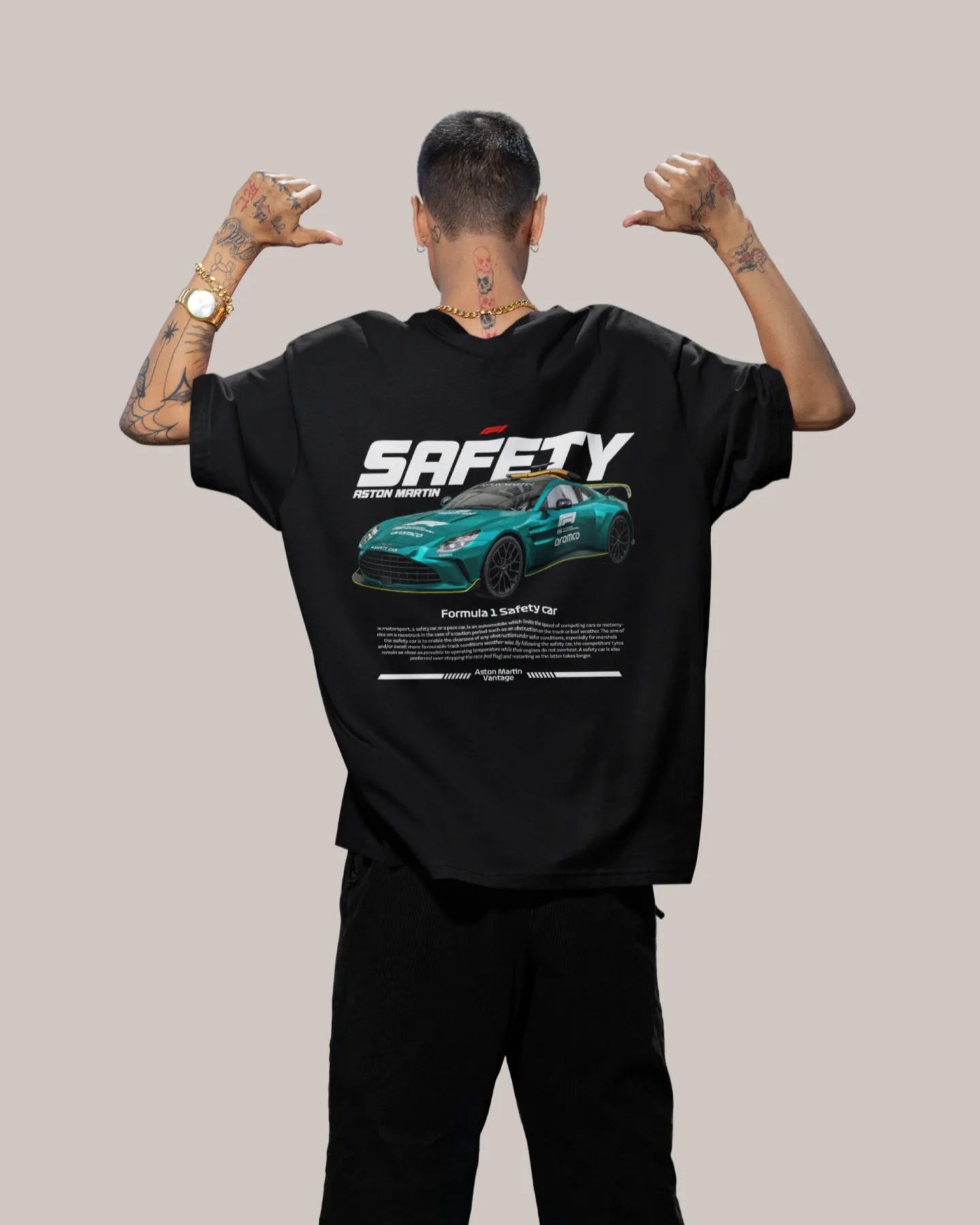 F1 Safety Car Oversized T-shirt