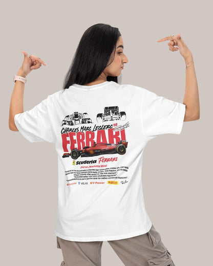 F1 Charles Leclerc Oversized T-shirt
